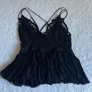 Free People Lace Top
